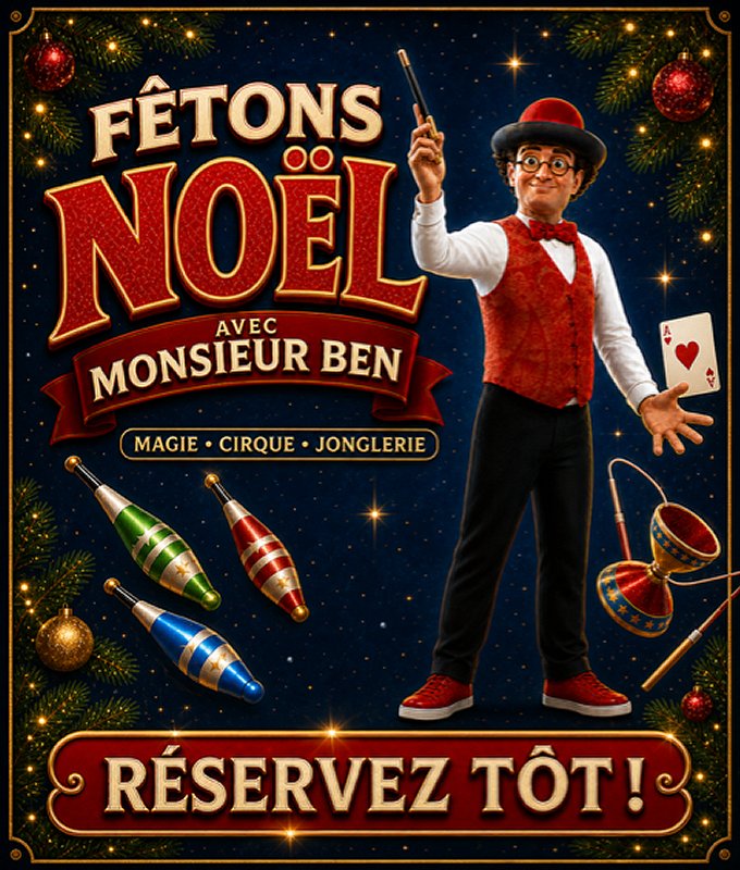 fetons noel avec monsieur drole